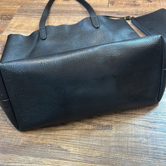 Michael Kors black tote and with attached zippered pouch - Picture 11 of 13